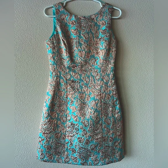 AIDAN by AidanMattox A-Line Dress, Turquoise&RoseGold - Sz.6
❗️Only Worn Once❗️ - Picture 3 of 7